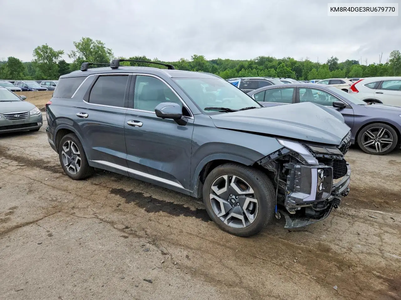 2024 Hyundai Palisade Sel Premium VIN: KM8R4DGE3RU679770 Lot: 58693316
