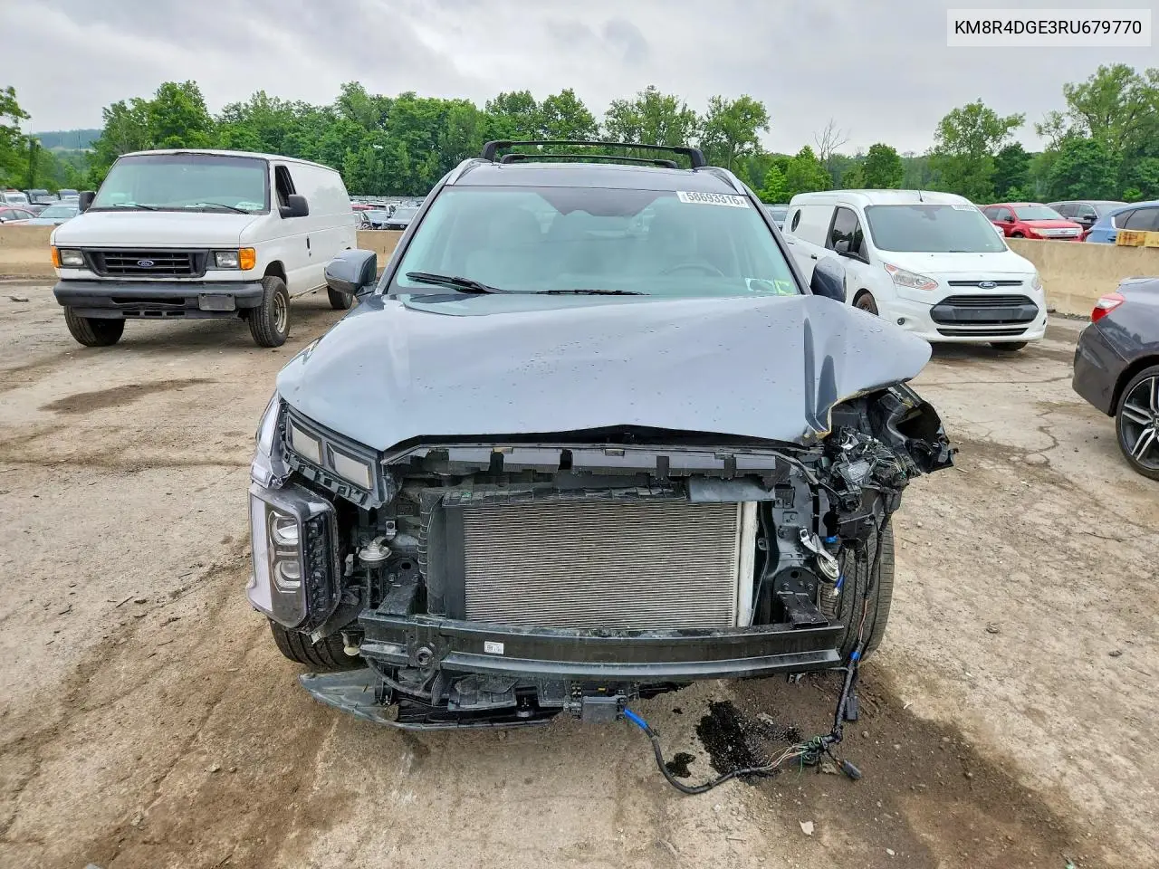 2024 Hyundai Palisade Sel Premium VIN: KM8R4DGE3RU679770 Lot: 58693316