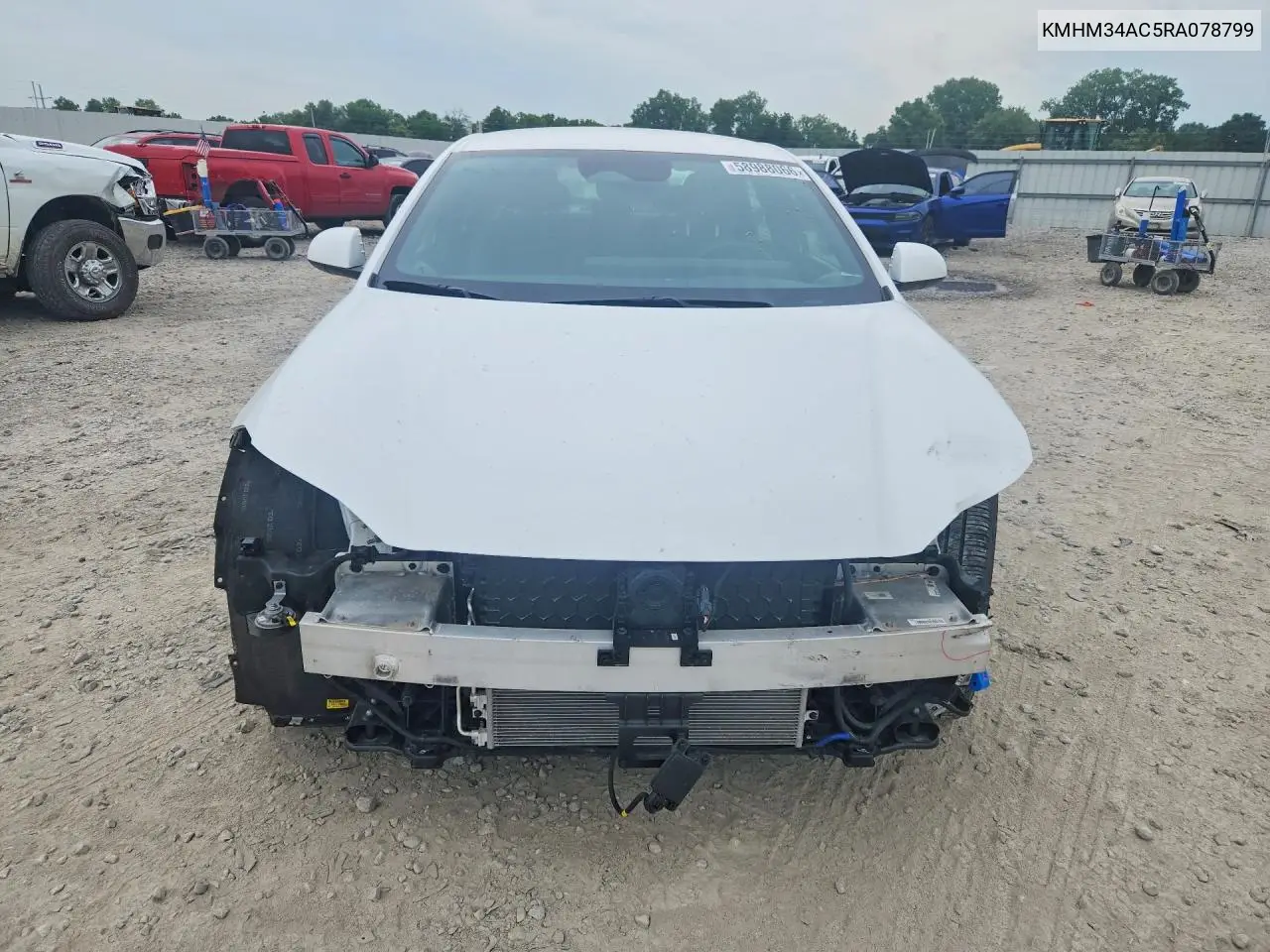 2024 Hyundai Ioniq 6 Sel VIN: KMHM34AC5RA078799 Lot: 58988066
