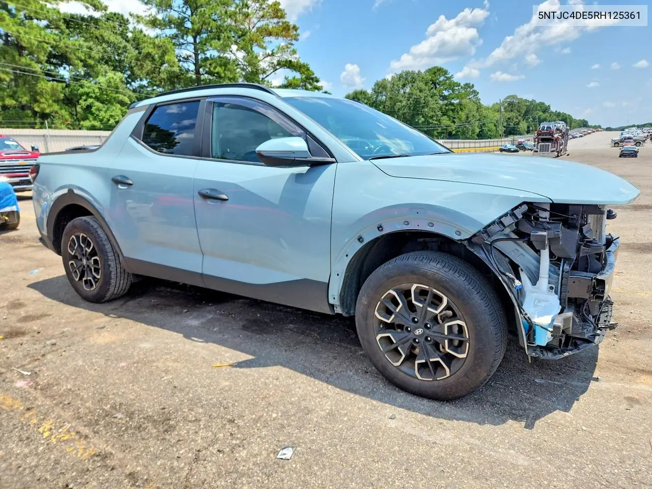 2024 Hyundai Santa Cruz Sel VIN: 5NTJC4DE5RH125361 Lot: 59175306