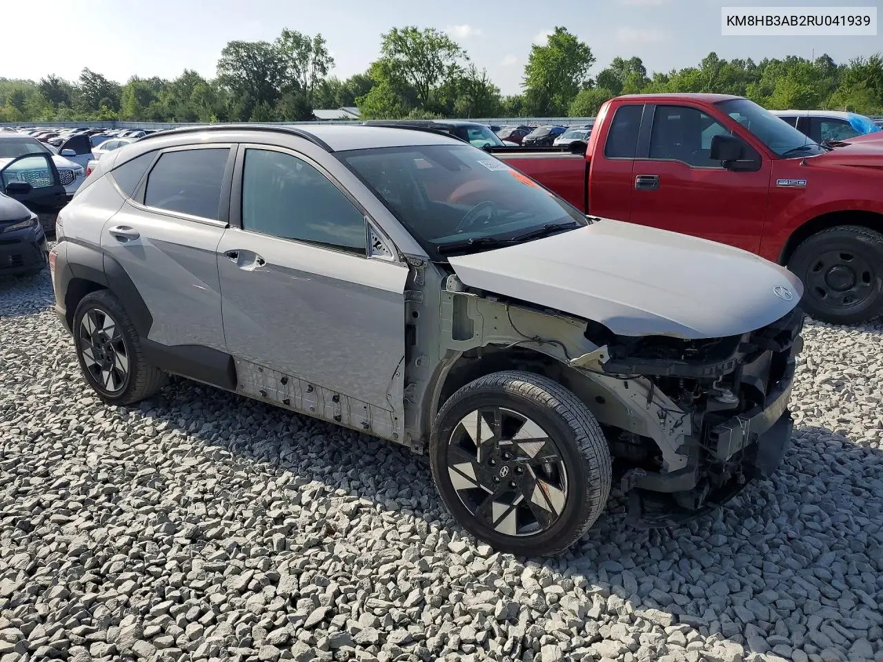 2024 Hyundai Kona Sel VIN: KM8HB3AB2RU041939 Lot: 85604995
