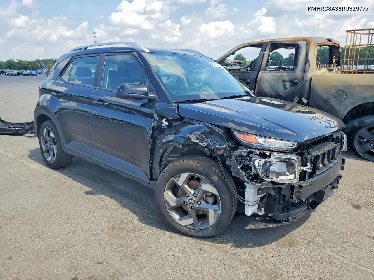 2024 Hyundai Venue Sel VIN: KMHRC8A38RU329777 Lot: 85771175