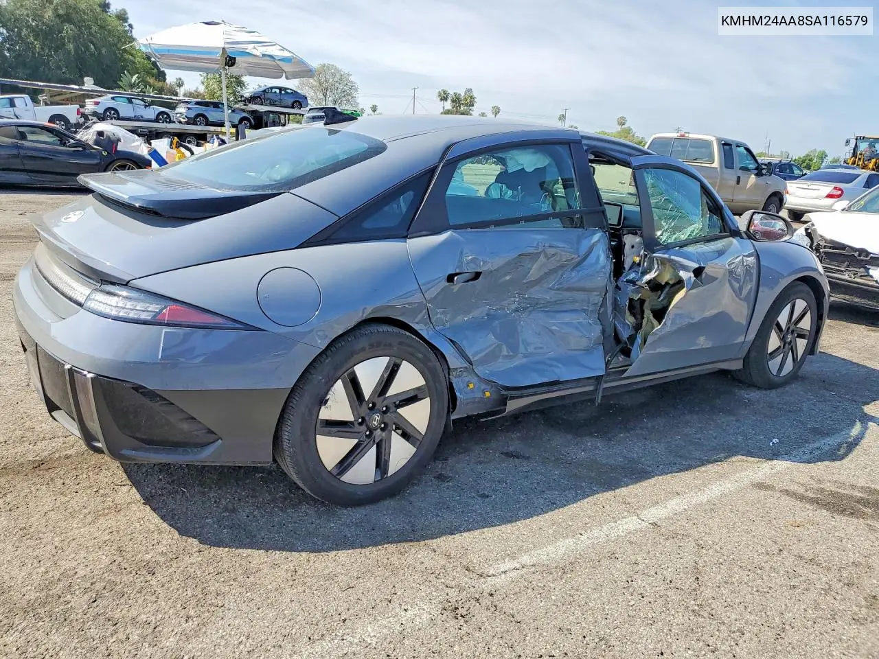 2025 Hyundai Ioniq 6 Se VIN: KMHM24AA8SA116579 Lot: 49123576