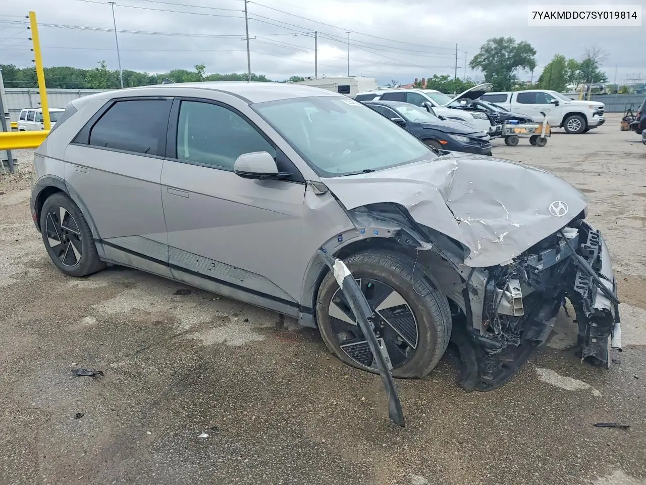 2025 Hyundai Ioniq 5 Se VIN: 7YAKMDDC7SY019814 Lot: 53545026