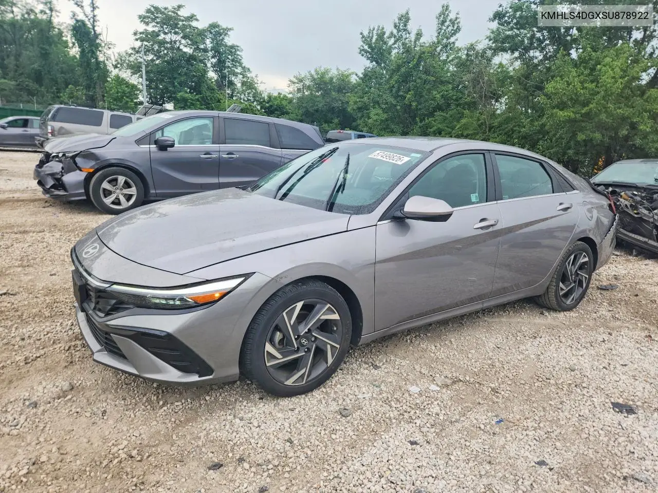 2025 Hyundai Elantra Sel VIN: KMHLS4DGXSU878922 Lot: 57499826