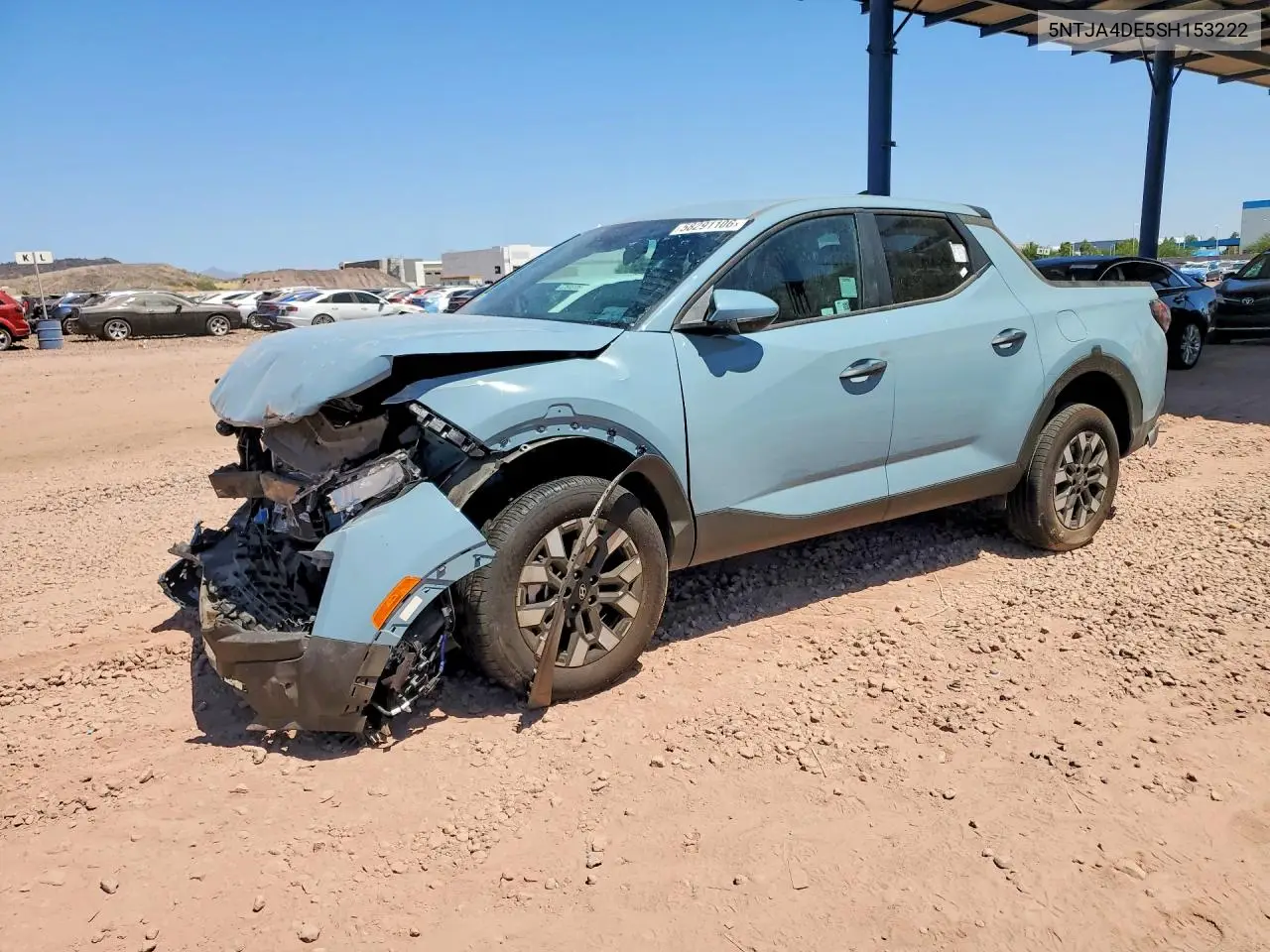 2025 Hyundai Santa Cruz Se VIN: 5NTJA4DE5SH153222 Lot: 58291106