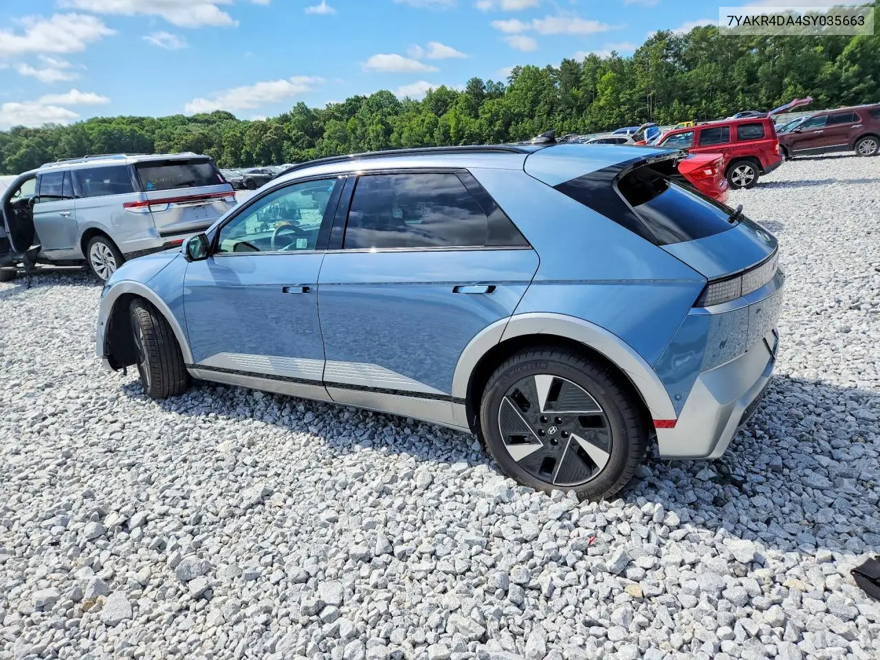 2025 Hyundai Ioniq 5 Limited VIN: 7YAKR4DA4SY035663 Lot: 58411906