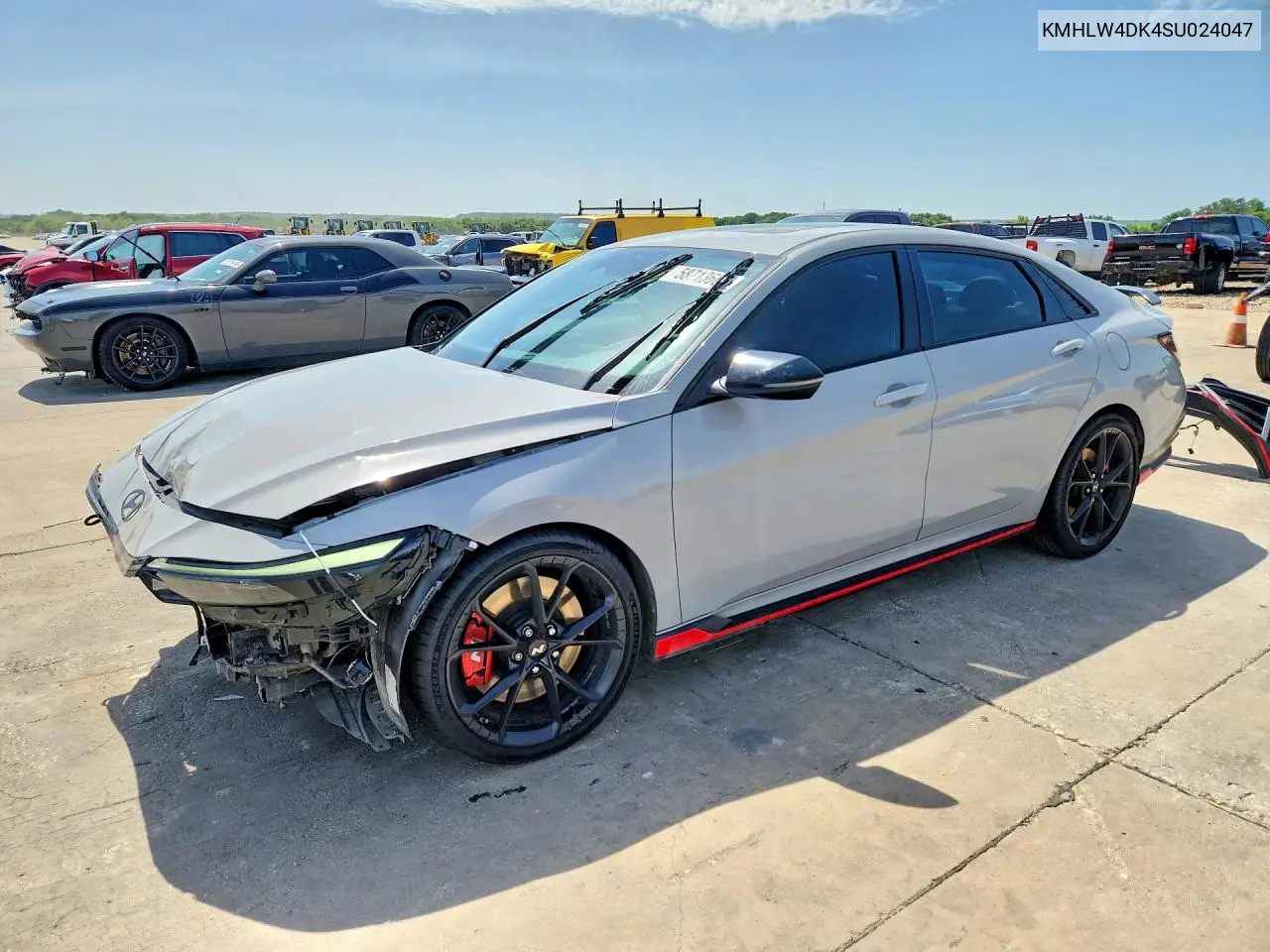 2025 Hyundai Elantra N Base VIN: KMHLW4DK4SU024047 Lot: 58713666