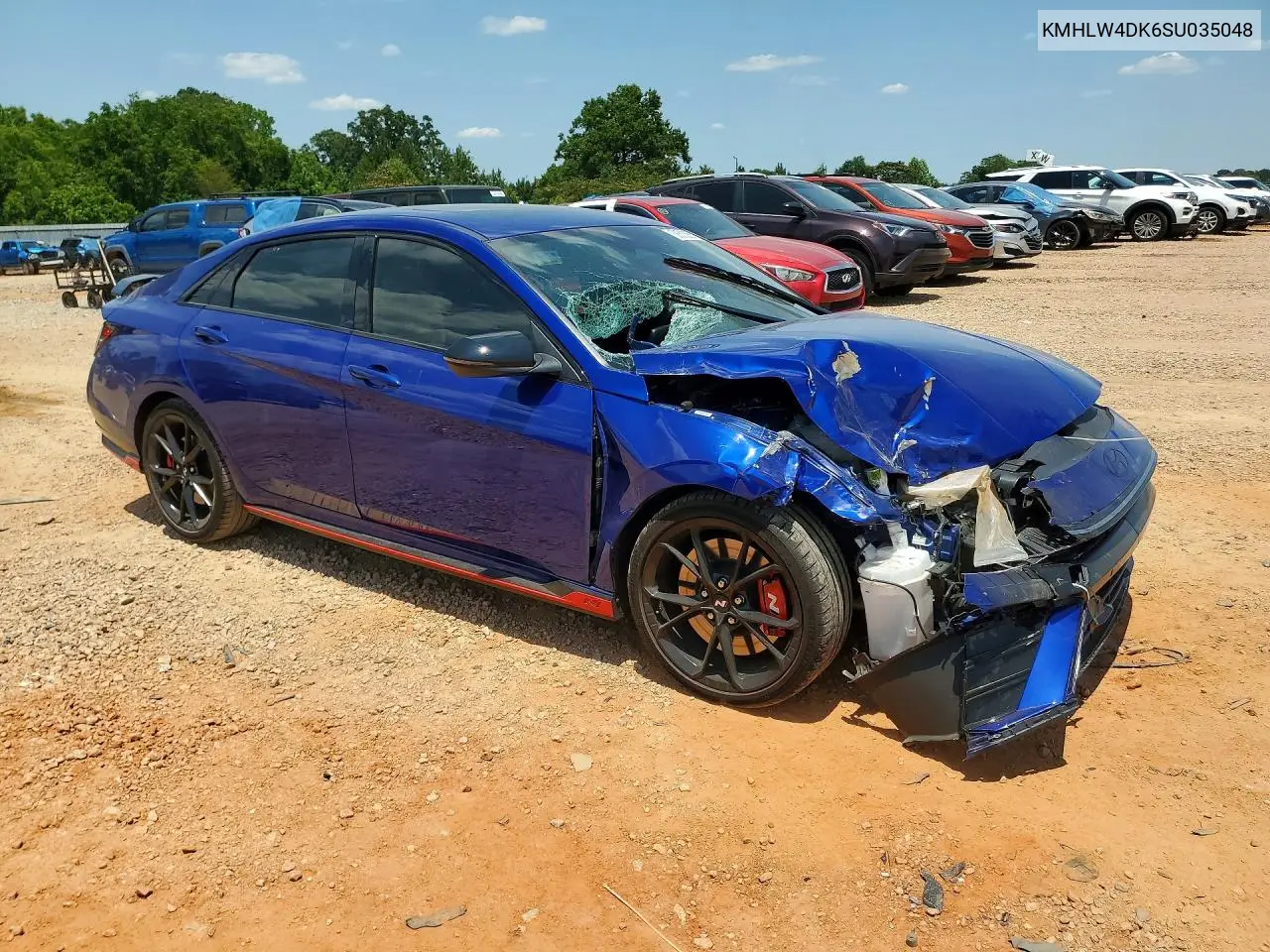 2025 Hyundai Elantra N Base VIN: KMHLW4DK6SU035048 Lot: 58800556