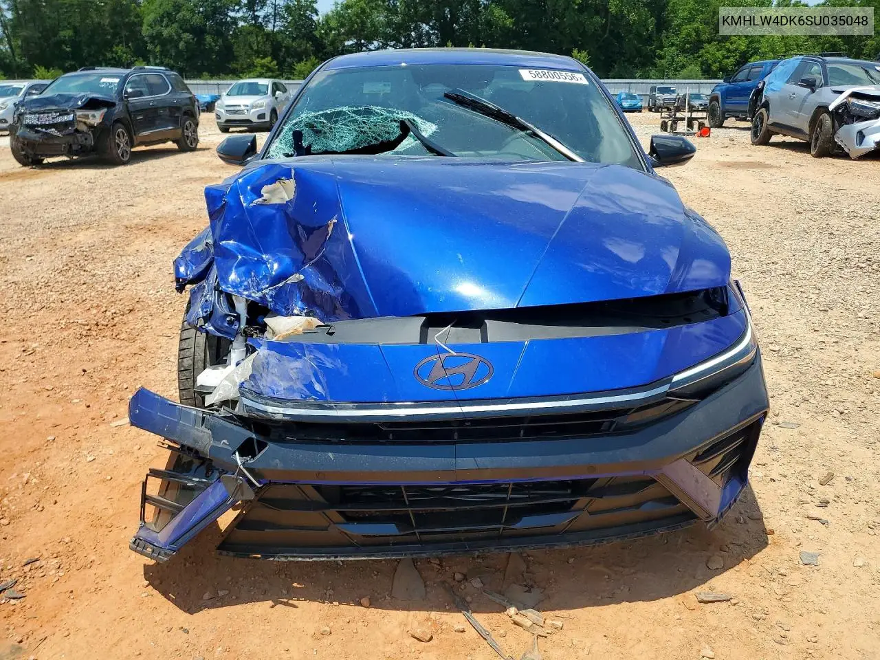 2025 Hyundai Elantra N Base VIN: KMHLW4DK6SU035048 Lot: 58800556
