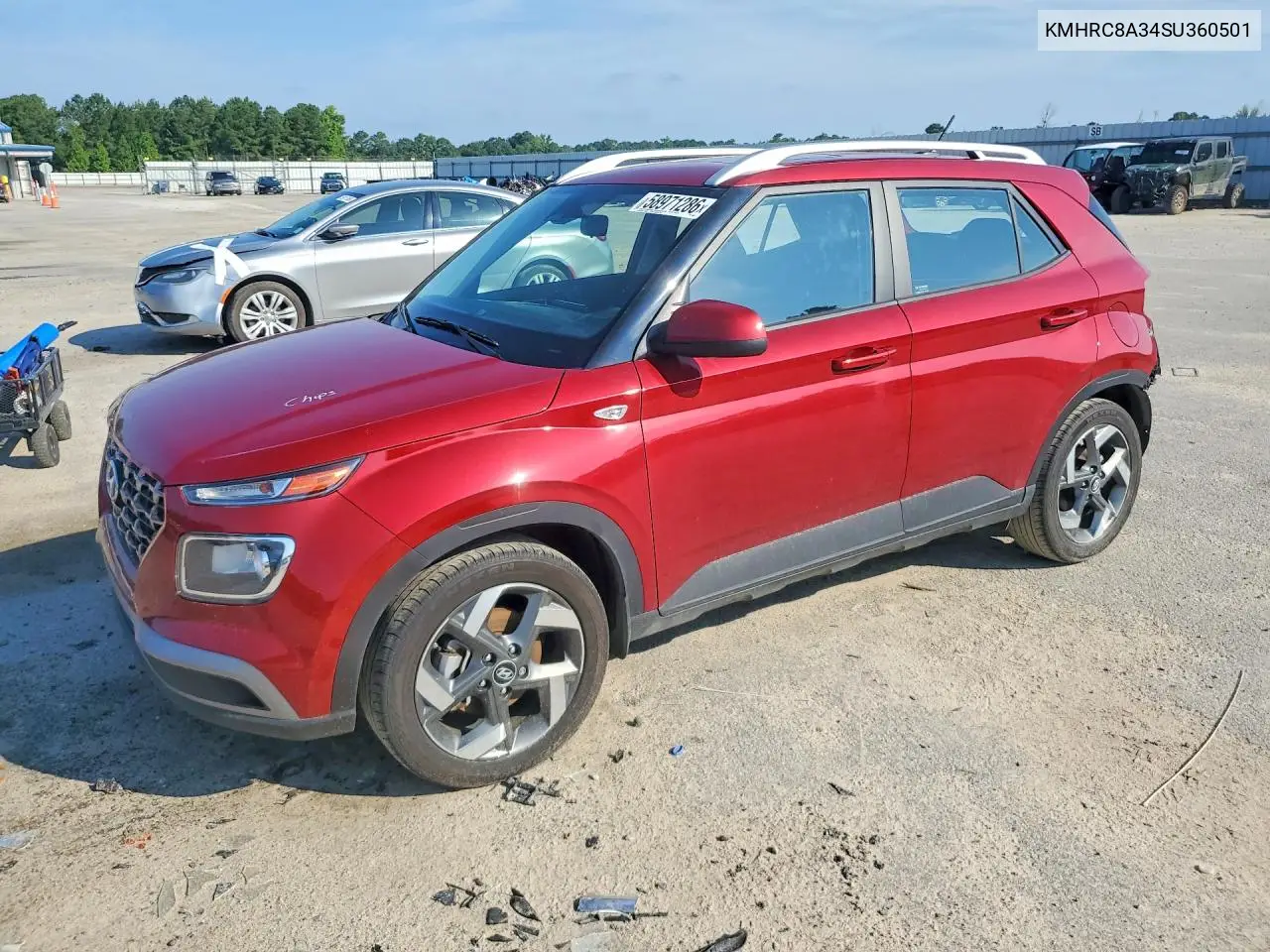 2025 Hyundai Venue Sel VIN: KMHRC8A34SU360501 Lot: 58971286