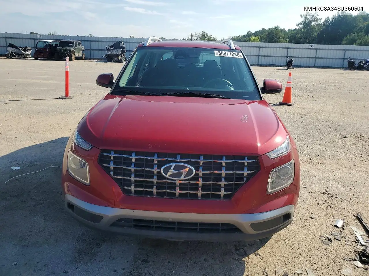 2025 Hyundai Venue Sel VIN: KMHRC8A34SU360501 Lot: 58971286