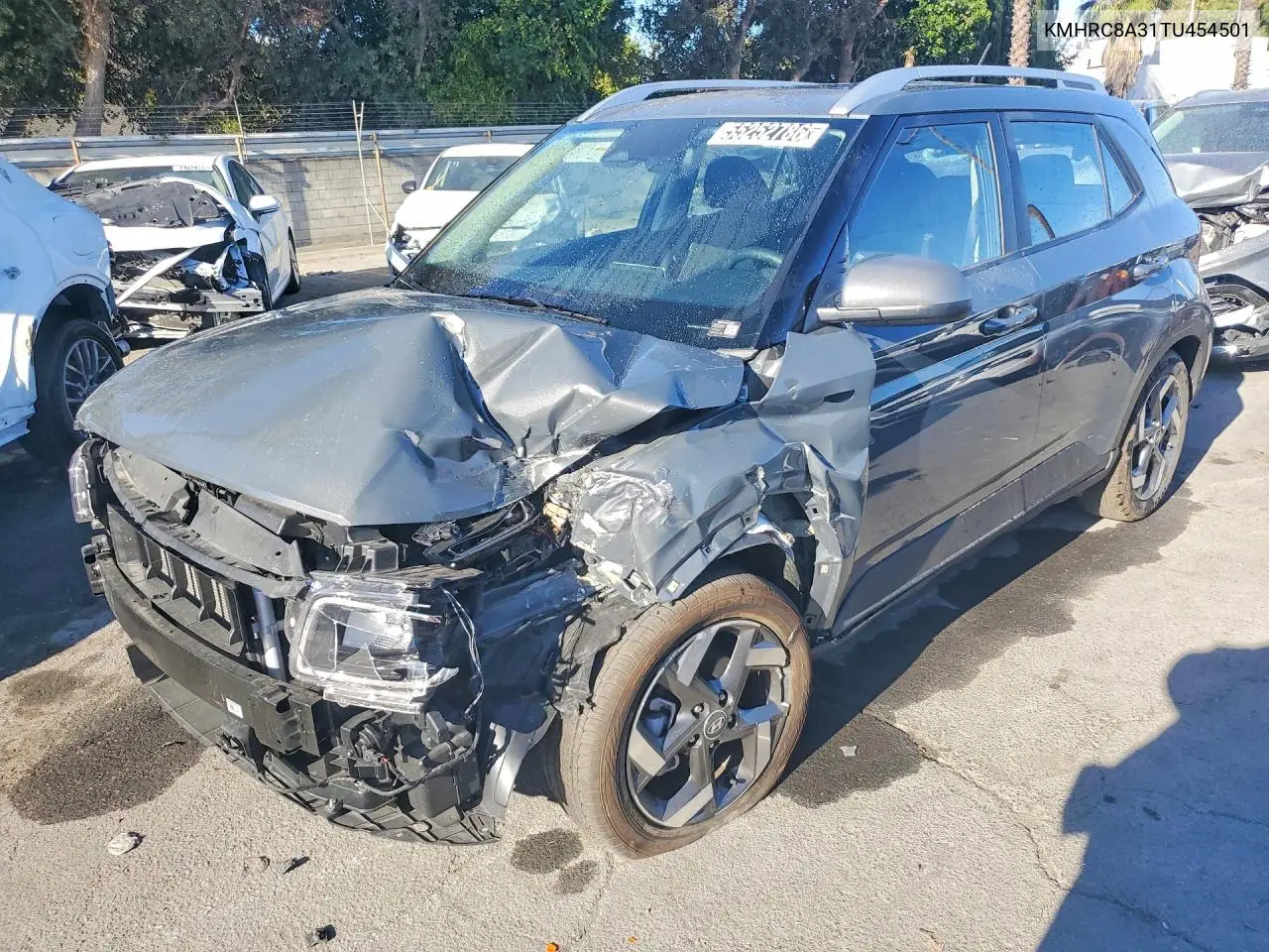 2026 Hyundai Venue Sel VIN: KMHRC8A31TU454501 Lot: 55252786