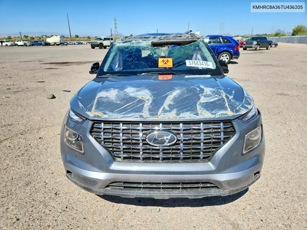 2026 Hyundai Venue Sel VIN: KMHRC8A36TU436205 Lot: 57683416