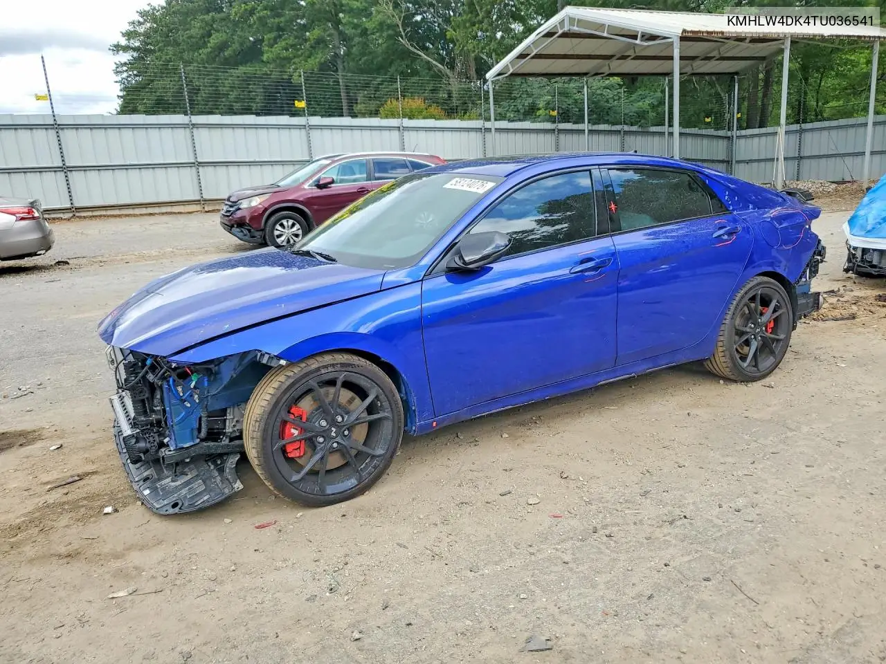 2026 Hyundai Elantra N Base VIN: KMHLW4DK4TU036541 Lot: 58124076
