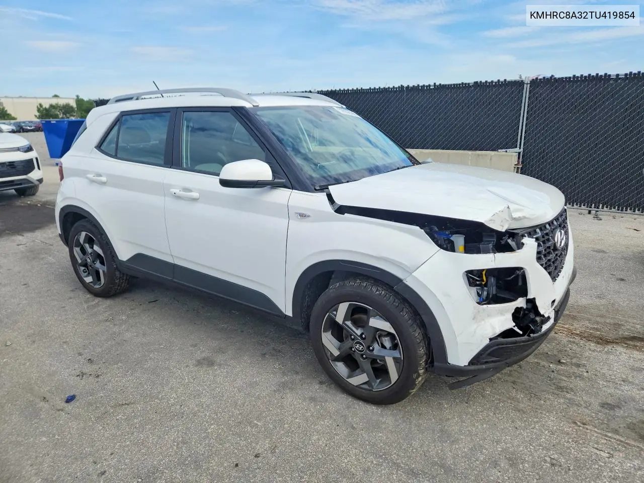 2026 Hyundai Venue Sel VIN: KMHRC8A32TU419854 Lot: 59602596