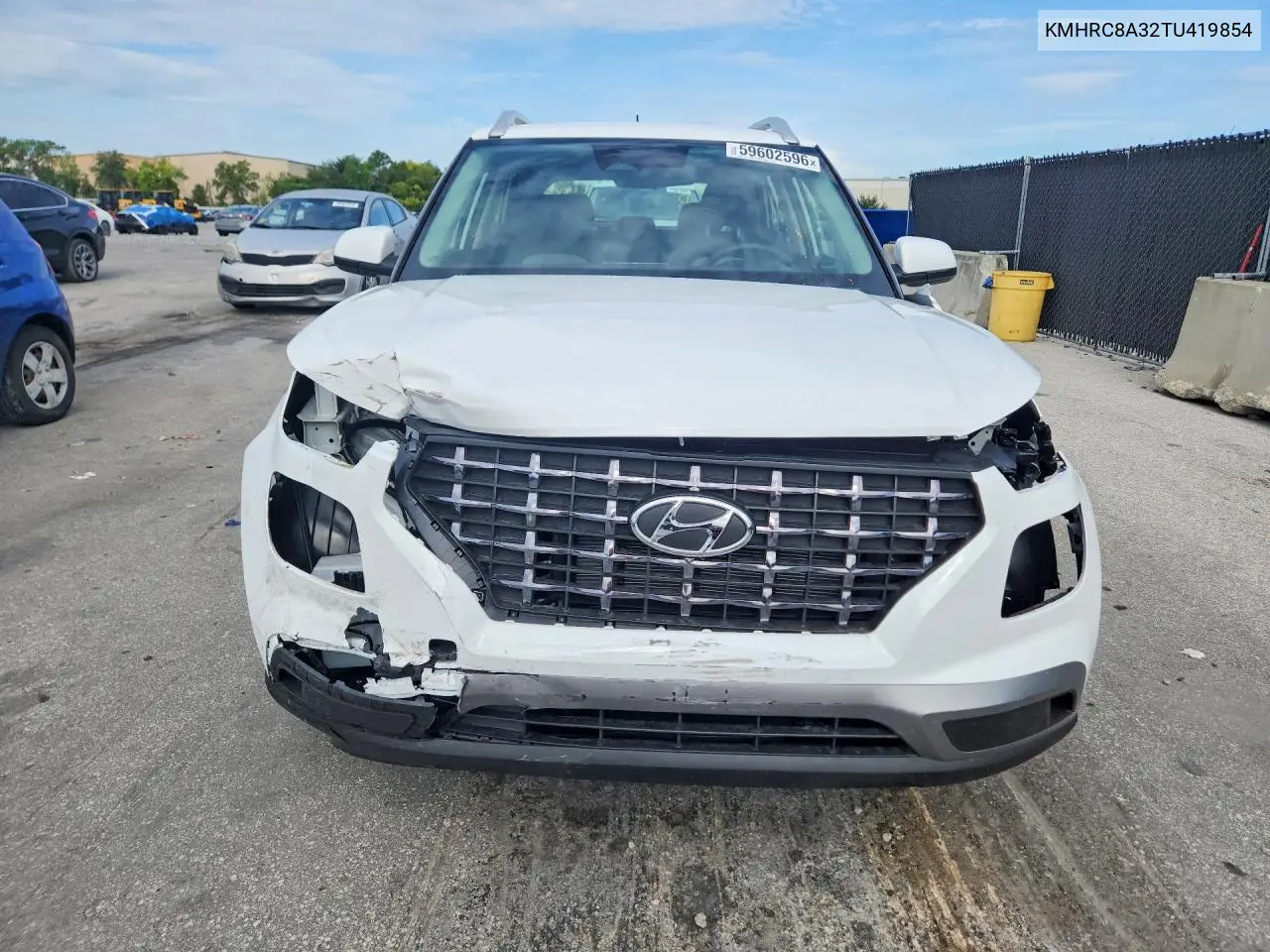 2026 Hyundai Venue Sel VIN: KMHRC8A32TU419854 Lot: 59602596