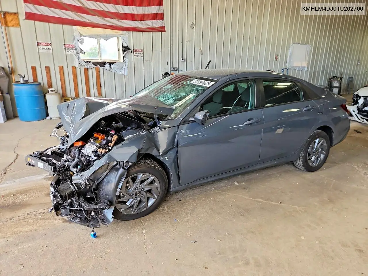 2026 Hyundai Elantra Hybrid Blue VIN: KMHLM4DJ0TU202700 Lot: 60298686