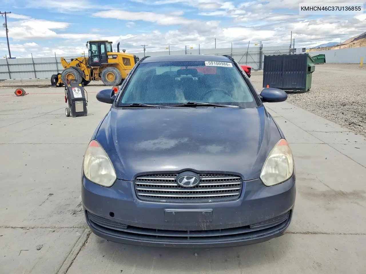 2007 Hyundai Accent Gls VIN: KMHCN46C37U136855 Lot: 59100986