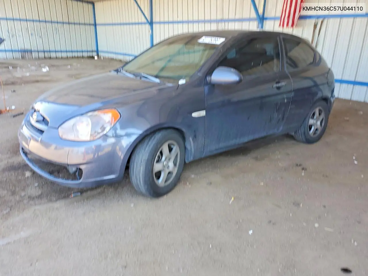 2007 Hyundai Accent Se VIN: KMHCN36C57U044110 Lot: 60775396
