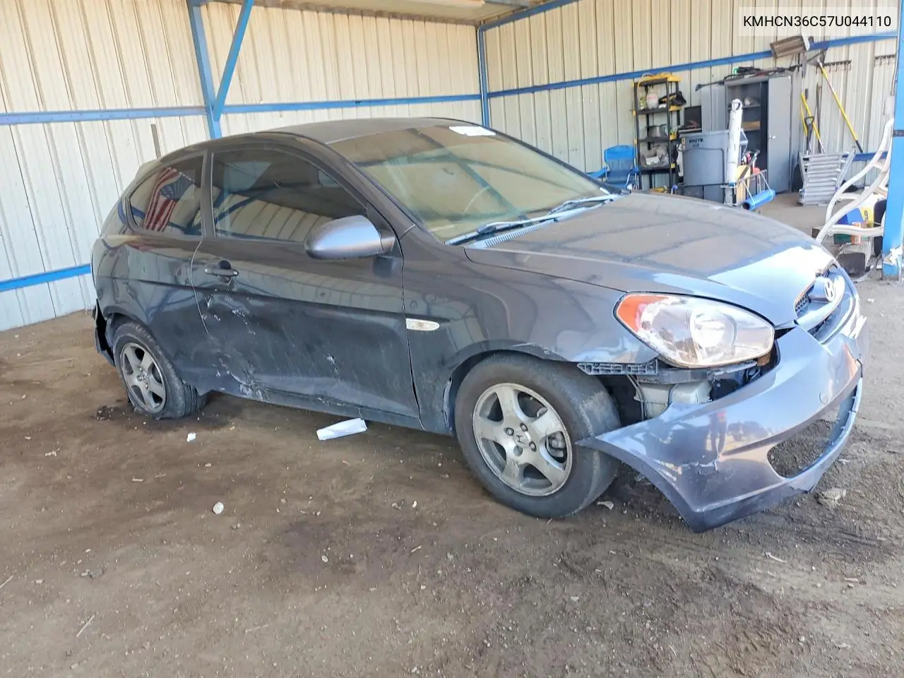 2007 Hyundai Accent Se VIN: KMHCN36C57U044110 Lot: 60775396