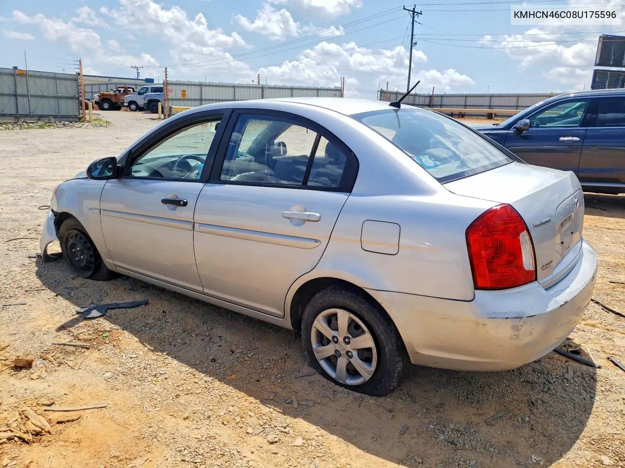 2008 Hyundai Accent Gls VIN: KMHCN46C08U175596 Lot: 56530486
