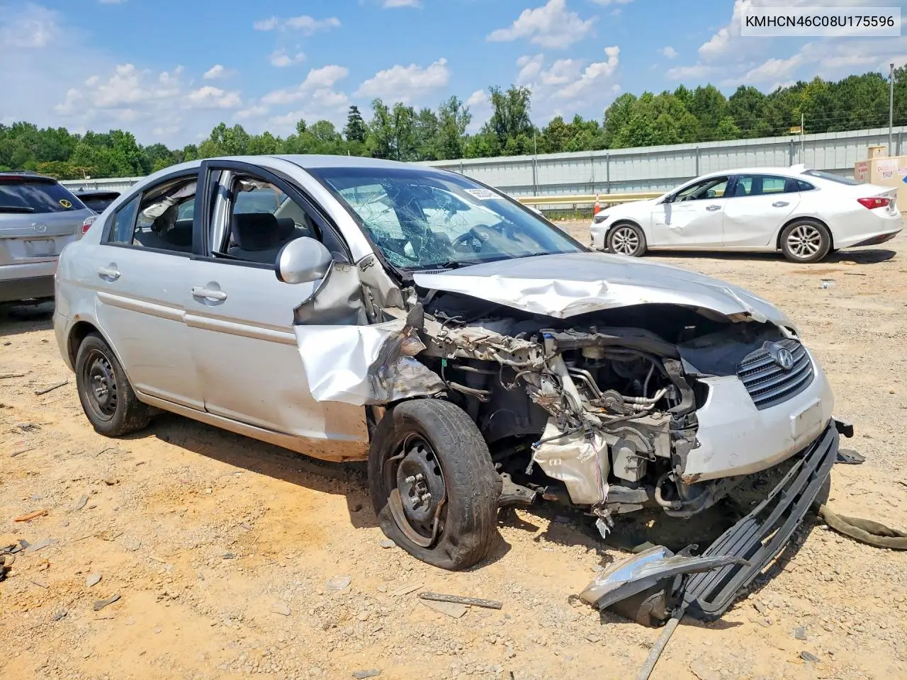 2008 Hyundai Accent Gls VIN: KMHCN46C08U175596 Lot: 56530486