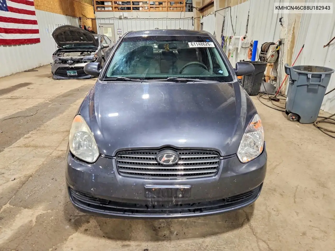 2008 Hyundai Accent Gls VIN: KMHCN46C88U182943 Lot: 61148626