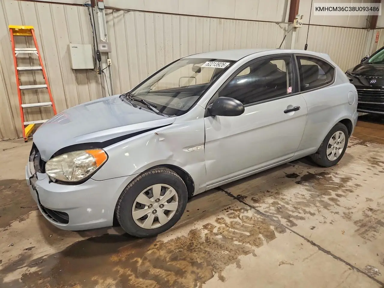 2008 Hyundai Accent Gs VIN: KMHCM36C38U093486 Lot: 62213926
