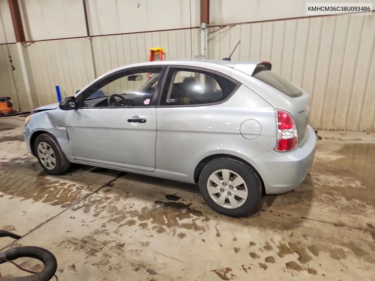 2008 Hyundai Accent Gs VIN: KMHCM36C38U093486 Lot: 62213926