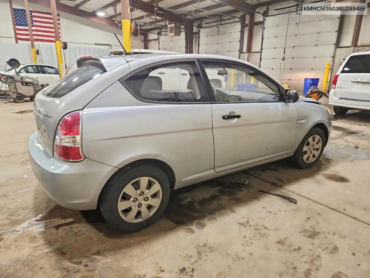 2008 Hyundai Accent Gs VIN: KMHCM36C38U093486 Lot: 62213926