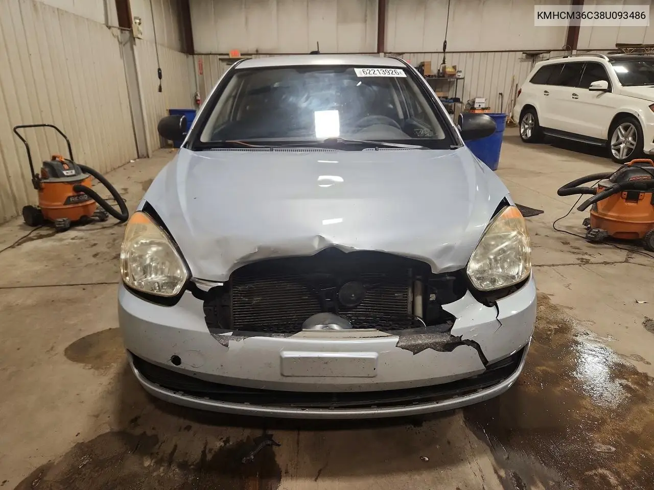 2008 Hyundai Accent Gs VIN: KMHCM36C38U093486 Lot: 62213926