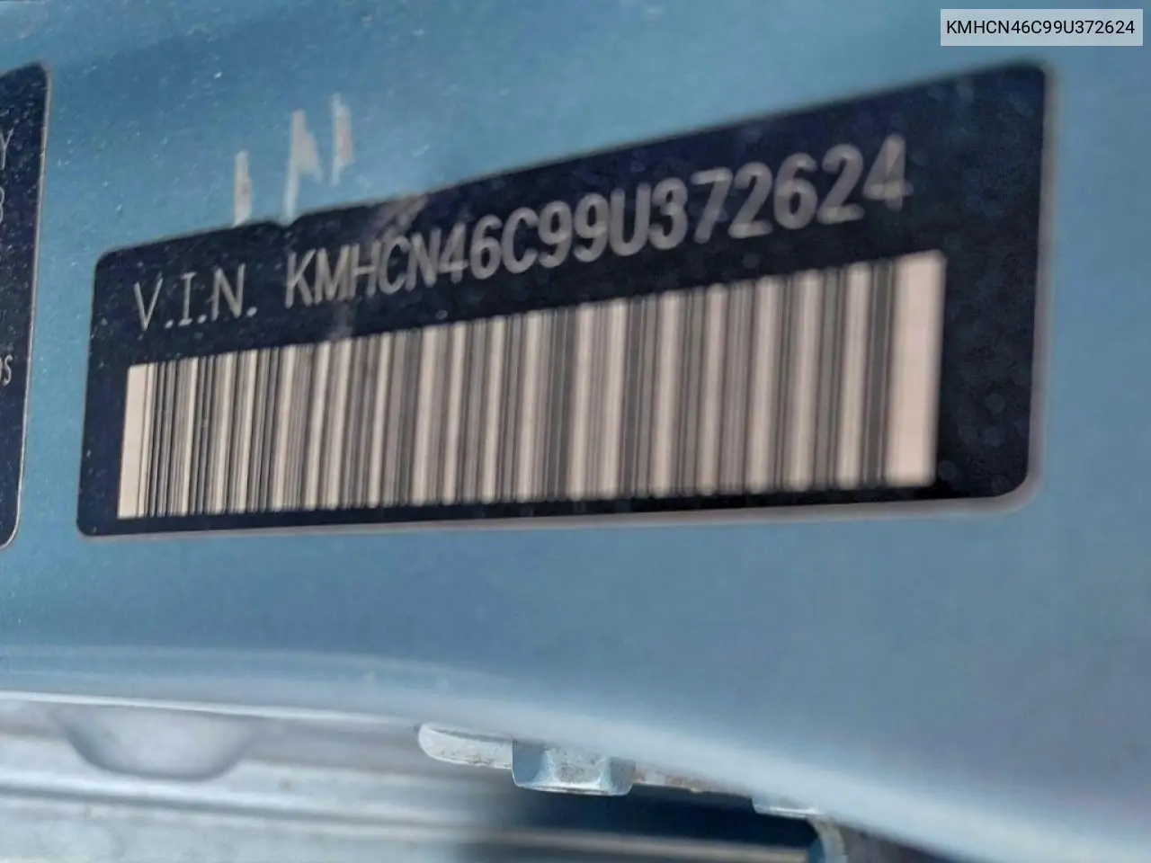 KMHCN46C99U372624 2009 Hyundai Accent Gls