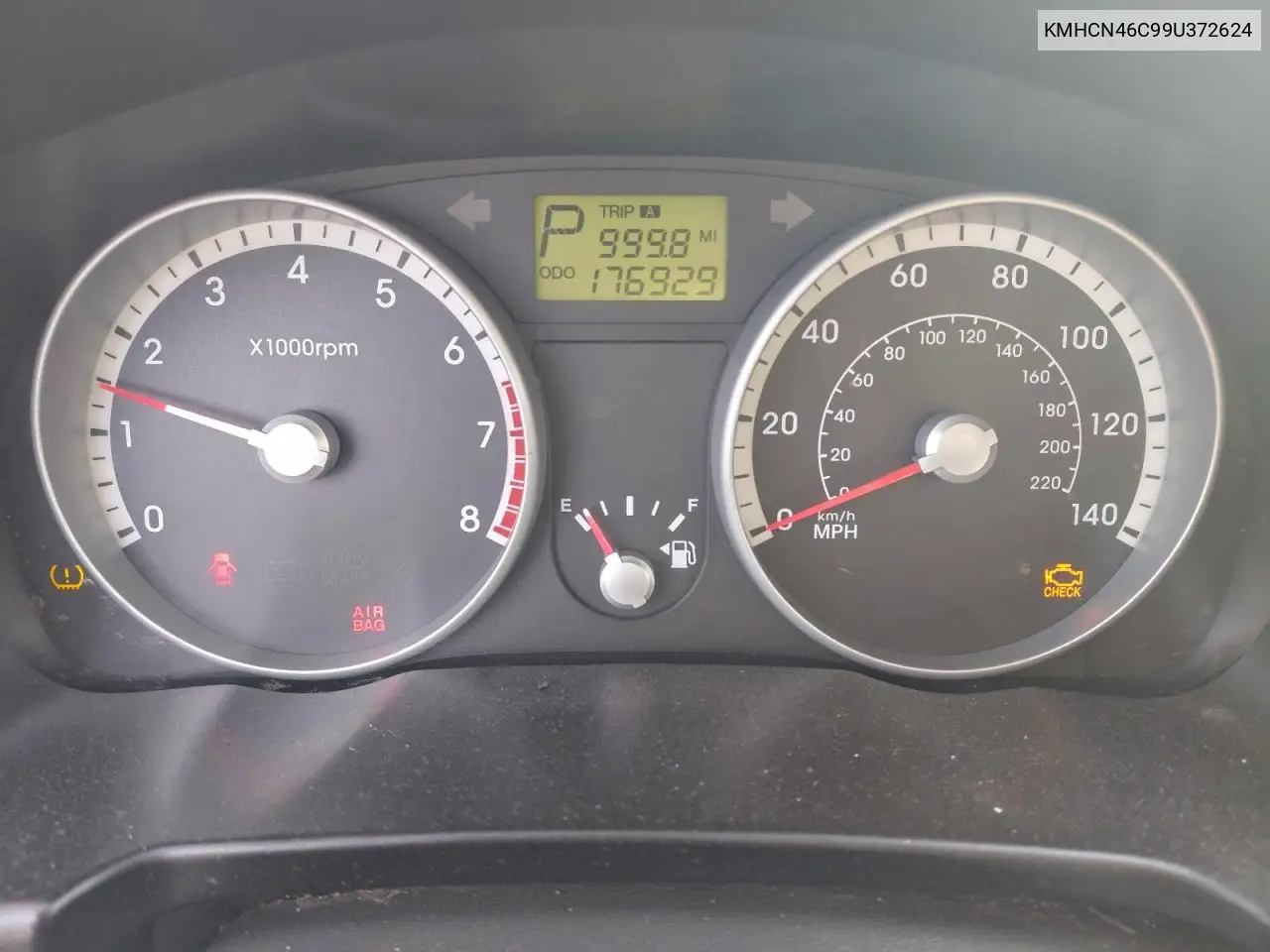 KMHCN46C99U372624 2009 Hyundai Accent Gls