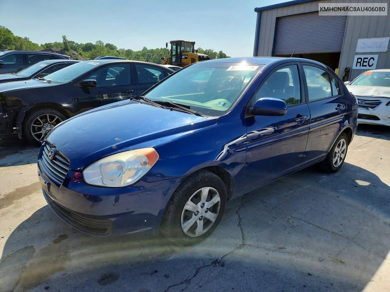 2010 Hyundai Accent Gls VIN: KMHCN4AC8AU406080 Lot: 58982476