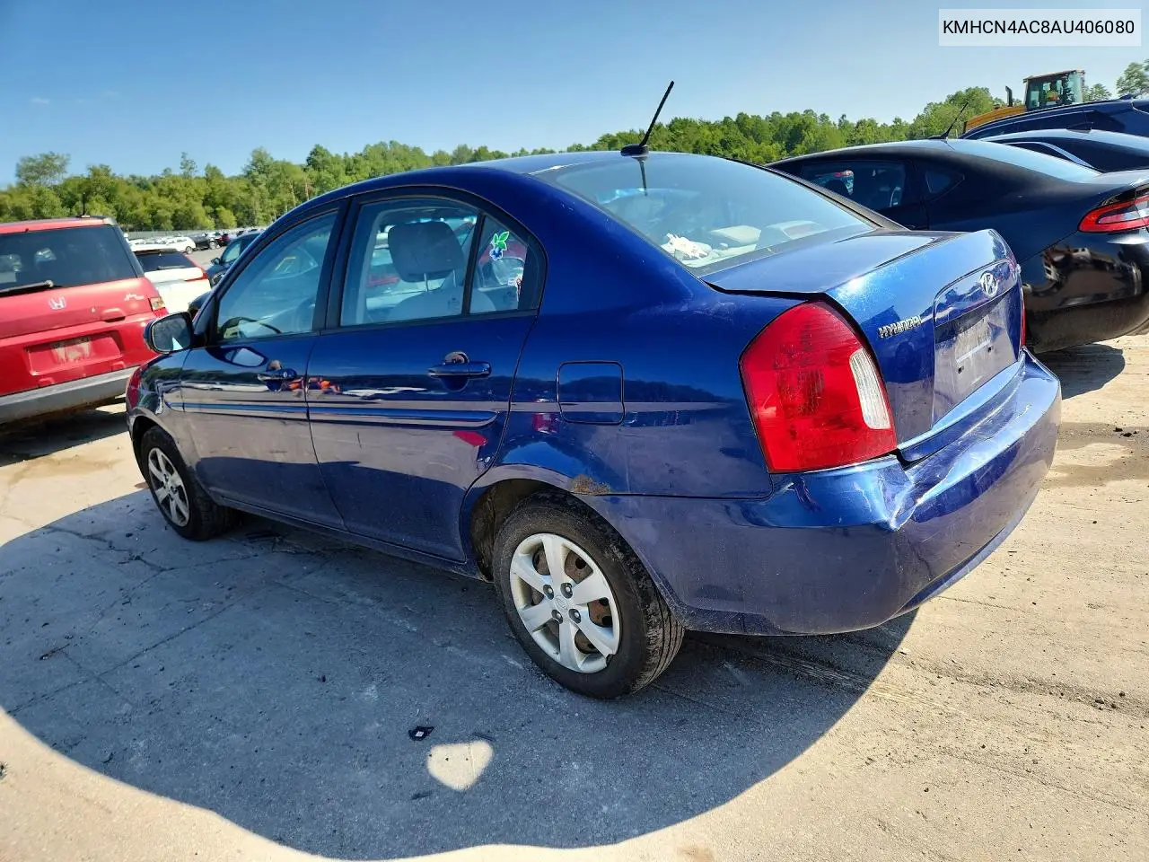 2010 Hyundai Accent Gls VIN: KMHCN4AC8AU406080 Lot: 58982476