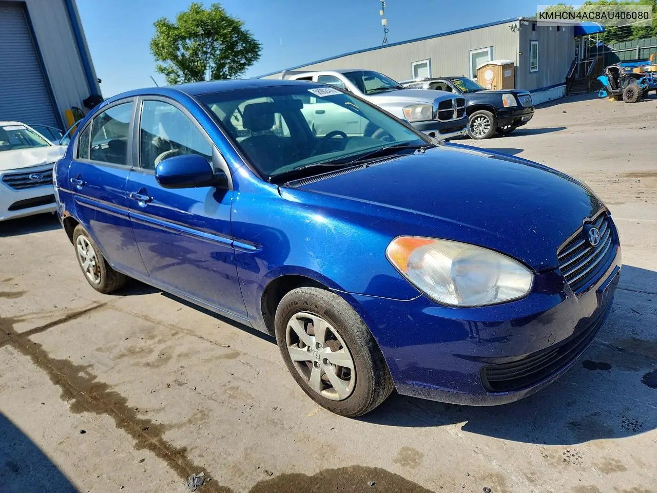 2010 Hyundai Accent Gls VIN: KMHCN4AC8AU406080 Lot: 58982476