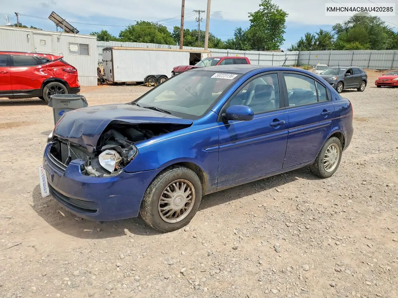 2010 Hyundai Accent Gls VIN: KMHCN4AC8AU420285 Lot: 59223136