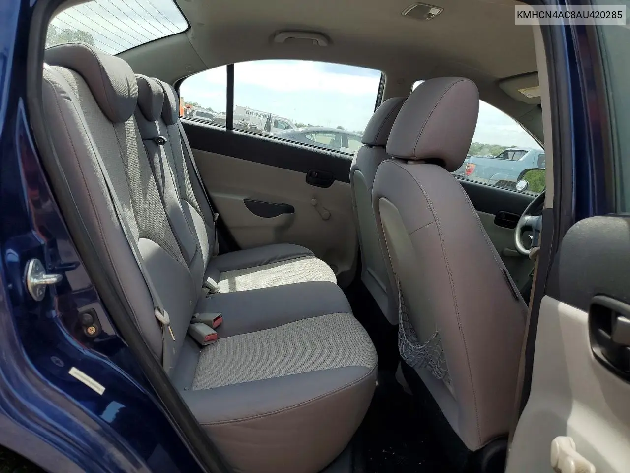 2010 Hyundai Accent Gls VIN: KMHCN4AC8AU420285 Lot: 59223136