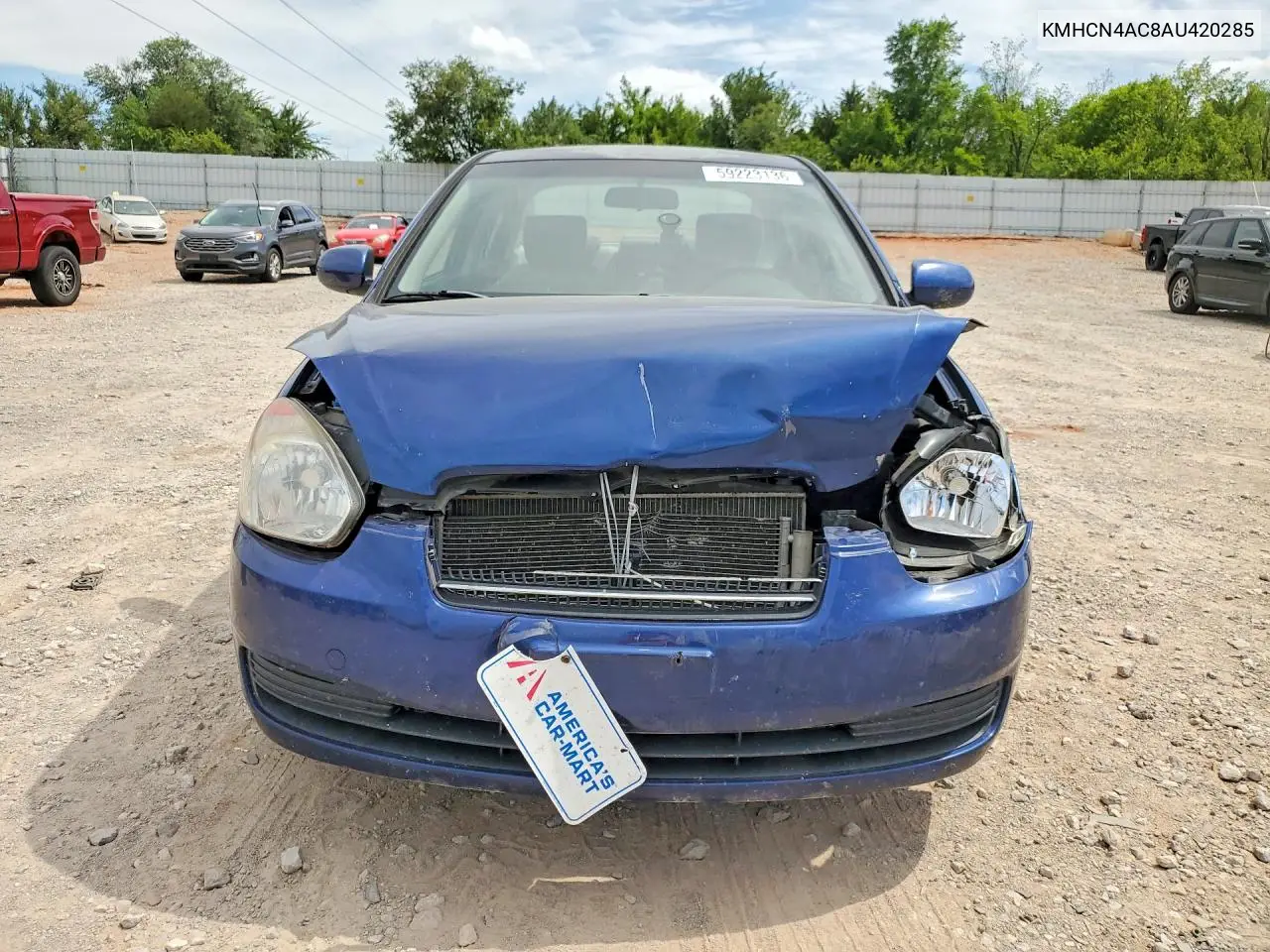 2010 Hyundai Accent Gls VIN: KMHCN4AC8AU420285 Lot: 59223136