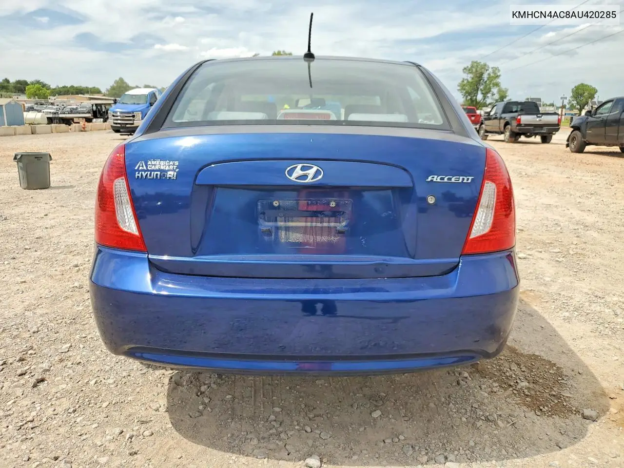 2010 Hyundai Accent Gls VIN: KMHCN4AC8AU420285 Lot: 59223136