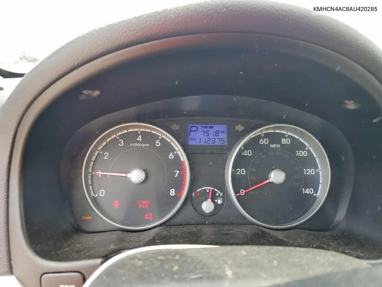 2010 Hyundai Accent Gls VIN: KMHCN4AC8AU420285 Lot: 59223136