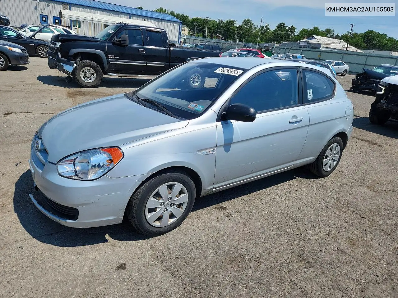 2010 Hyundai Accent Gs VIN: KMHCM3AC2AU165503 Lot: 60866906