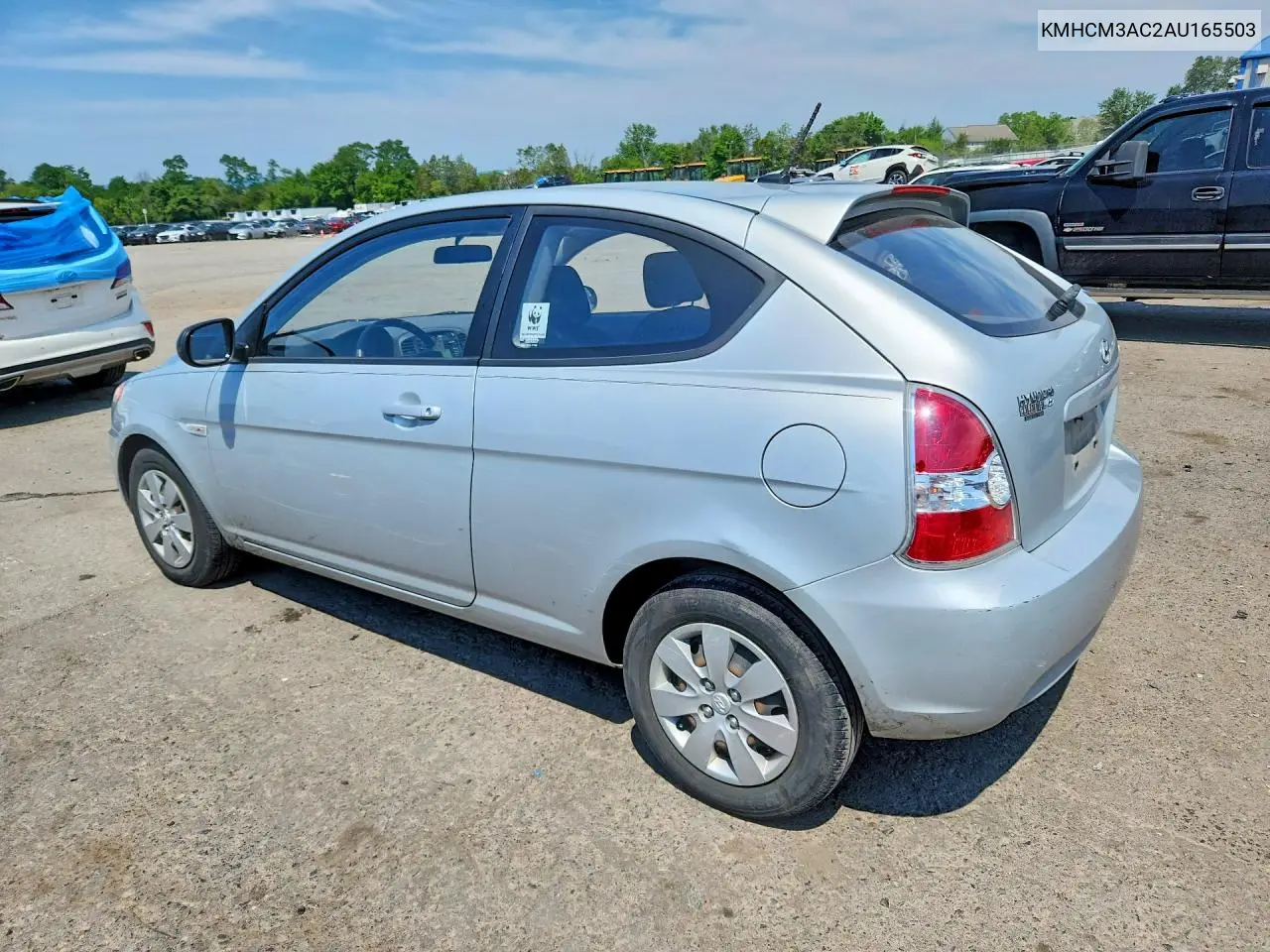 2010 Hyundai Accent Gs VIN: KMHCM3AC2AU165503 Lot: 60866906