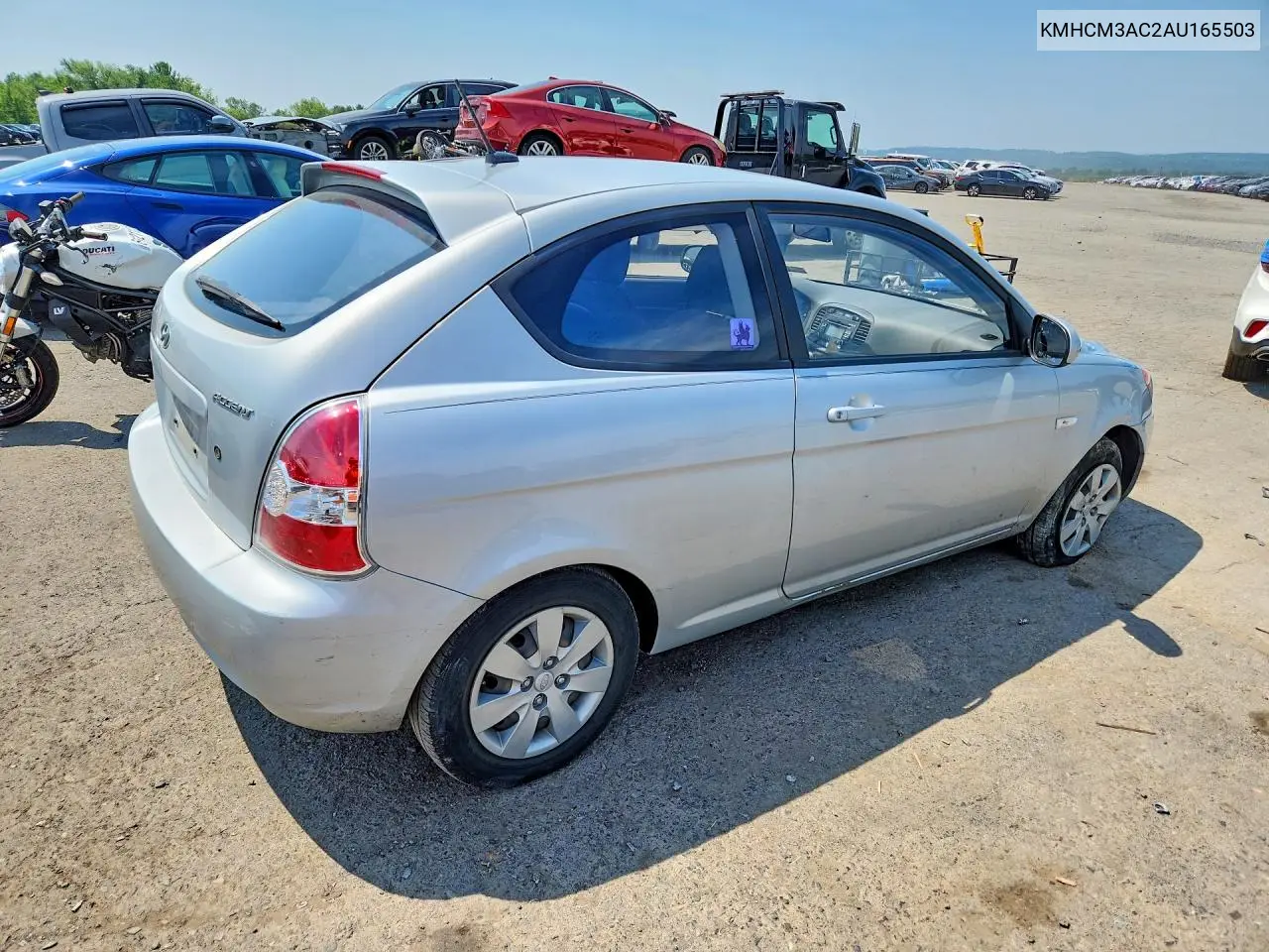 2010 Hyundai Accent Gs VIN: KMHCM3AC2AU165503 Lot: 60866906