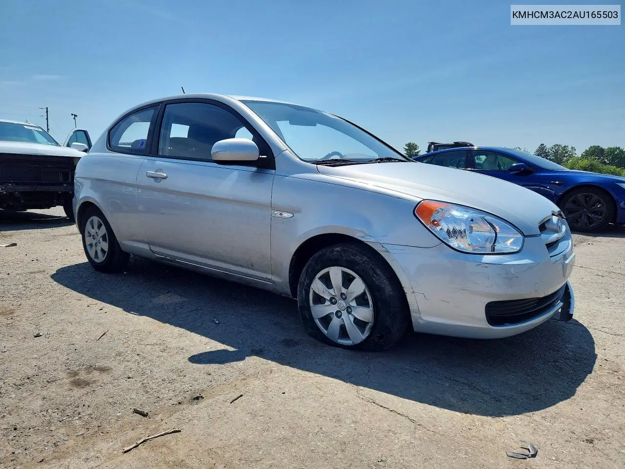 2010 Hyundai Accent Gs VIN: KMHCM3AC2AU165503 Lot: 60866906