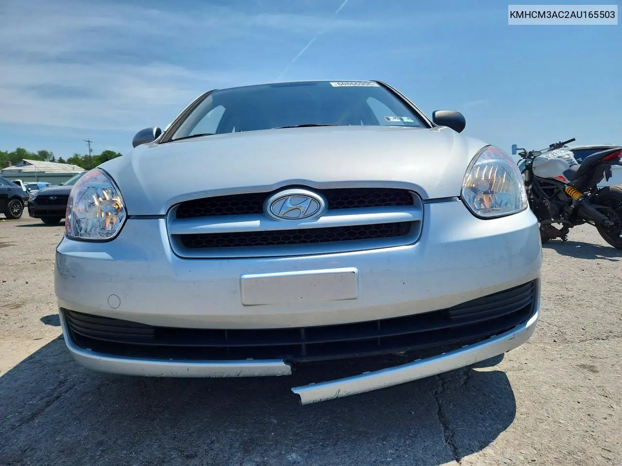 2010 Hyundai Accent Gs VIN: KMHCM3AC2AU165503 Lot: 60866906