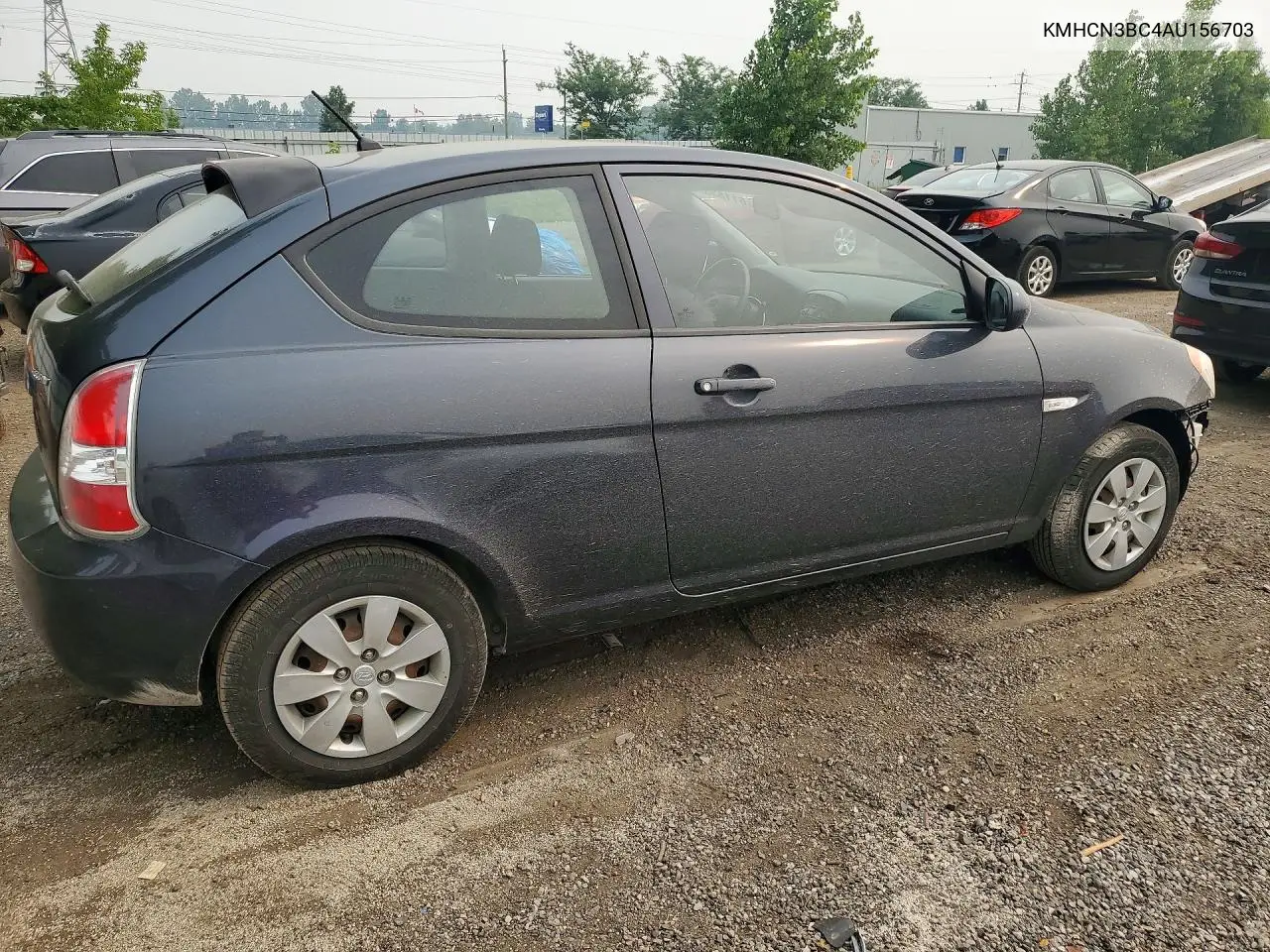 2010 Hyundai Accent Se VIN: KMHCN3BC4AU156703 Lot: 61163596