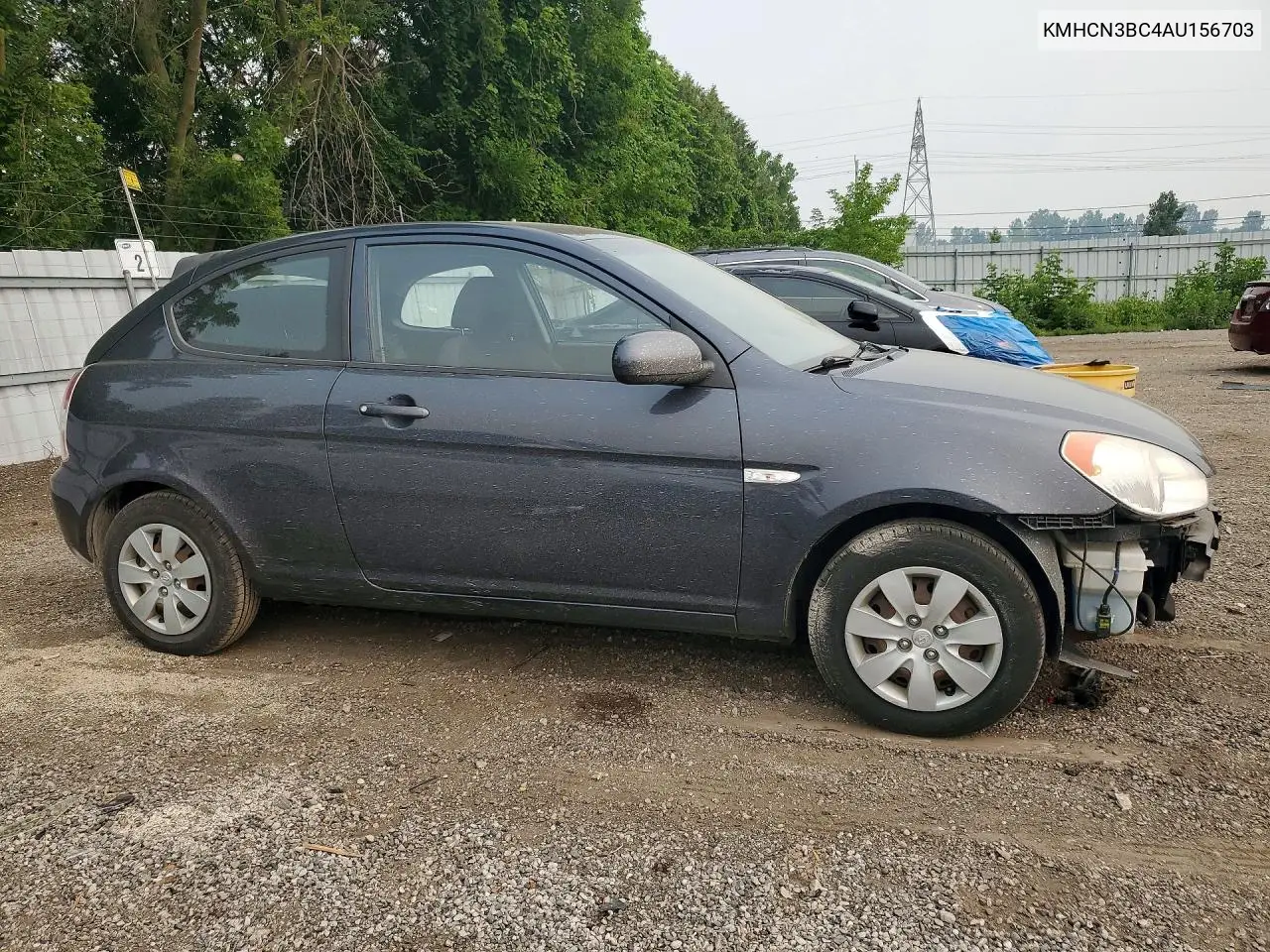 2010 Hyundai Accent Se VIN: KMHCN3BC4AU156703 Lot: 61163596