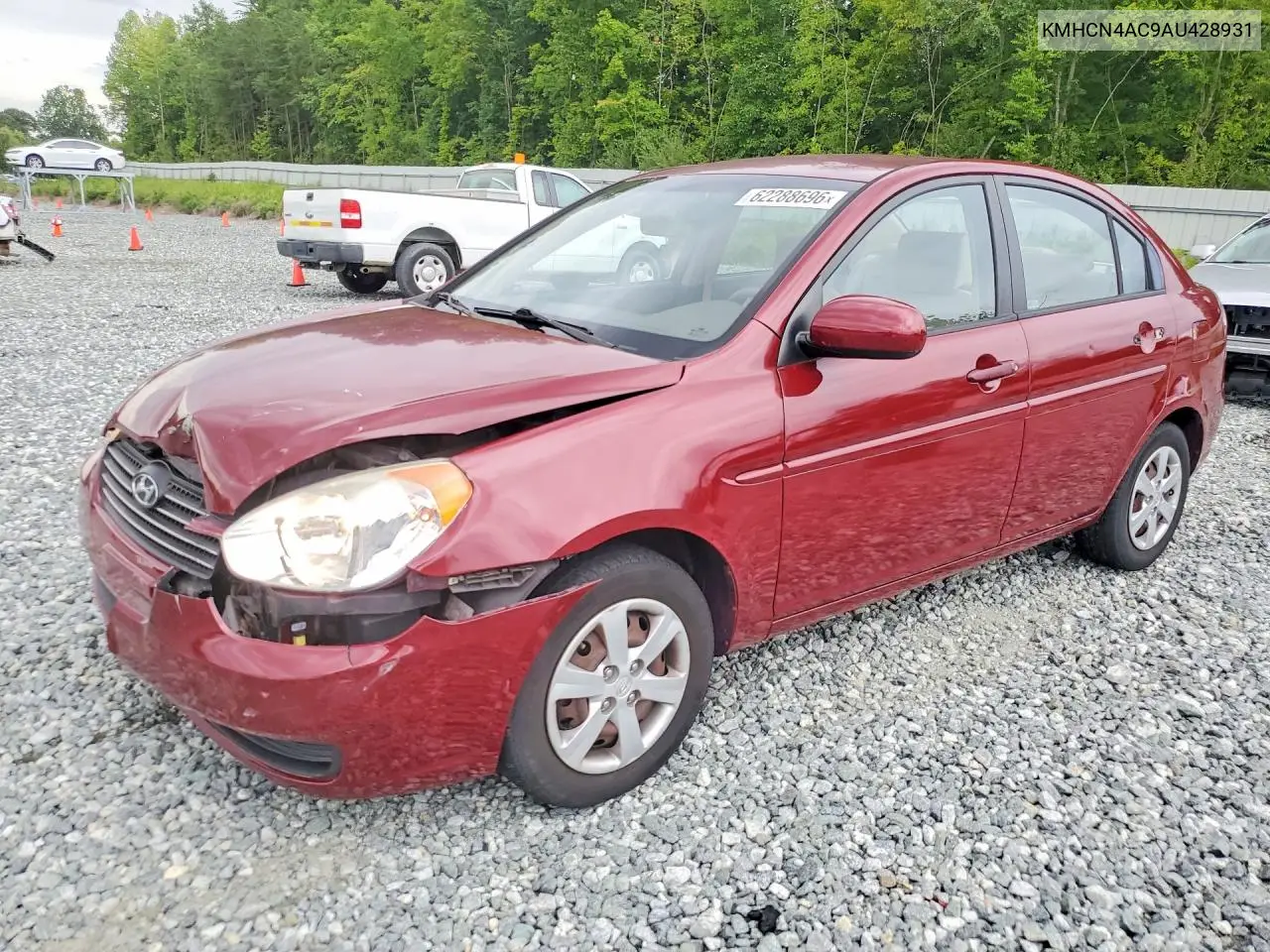 2010 Hyundai Accent Gls VIN: KMHCN4AC9AU428931 Lot: 62288696